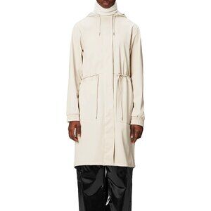 Rains Waterproof String Parka in Dune Grain